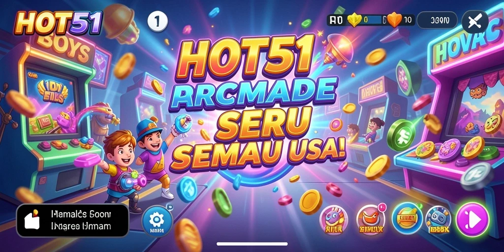 Tampilan gameplay HOT51 yang seru dan menarik.