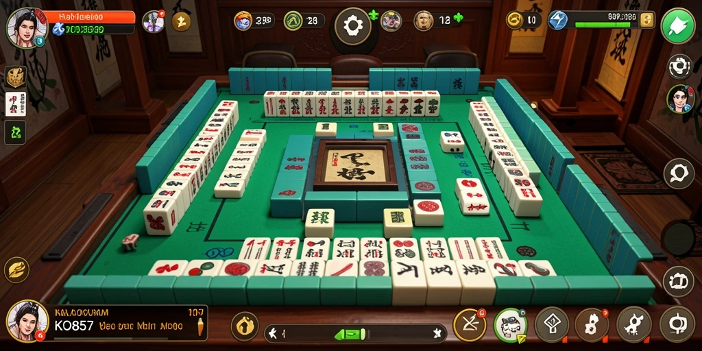 Tampilan gameplay Mahjong seru di KO857.