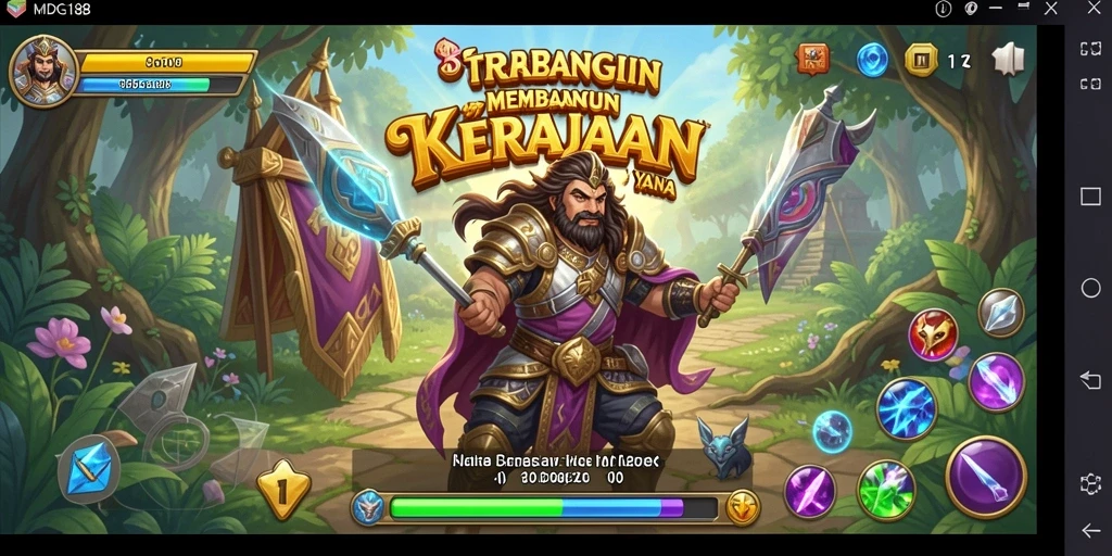 Gameplay seru membangun dan mengelola kerajaan di MDG188.