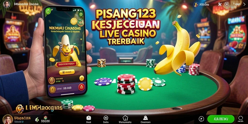 Gameplay Live Casino PISANG123 yang menarik dan interaktif.