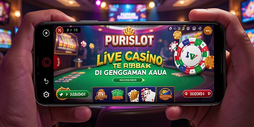 Tampilan gameplay menegangkan dan menarik di PURISLOT Live Casino.