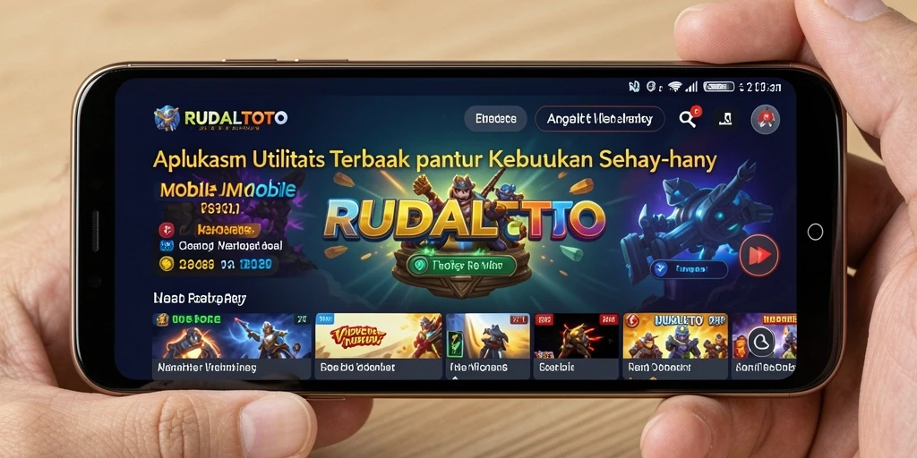 Tampilan antarmuka pengguna RUDALTOTO yang menarik dan fungsional.