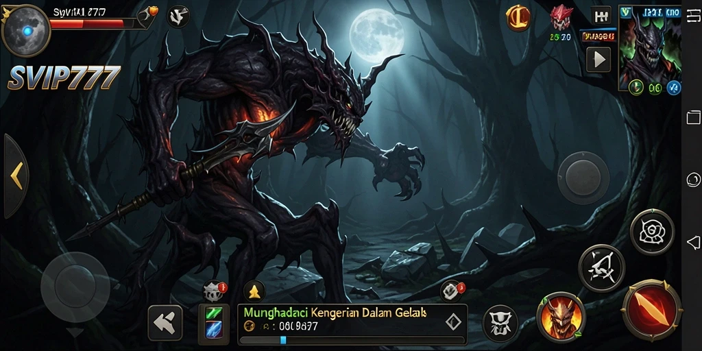 Gameplay menakutkan dengan suasana mencekam di SVIP777.