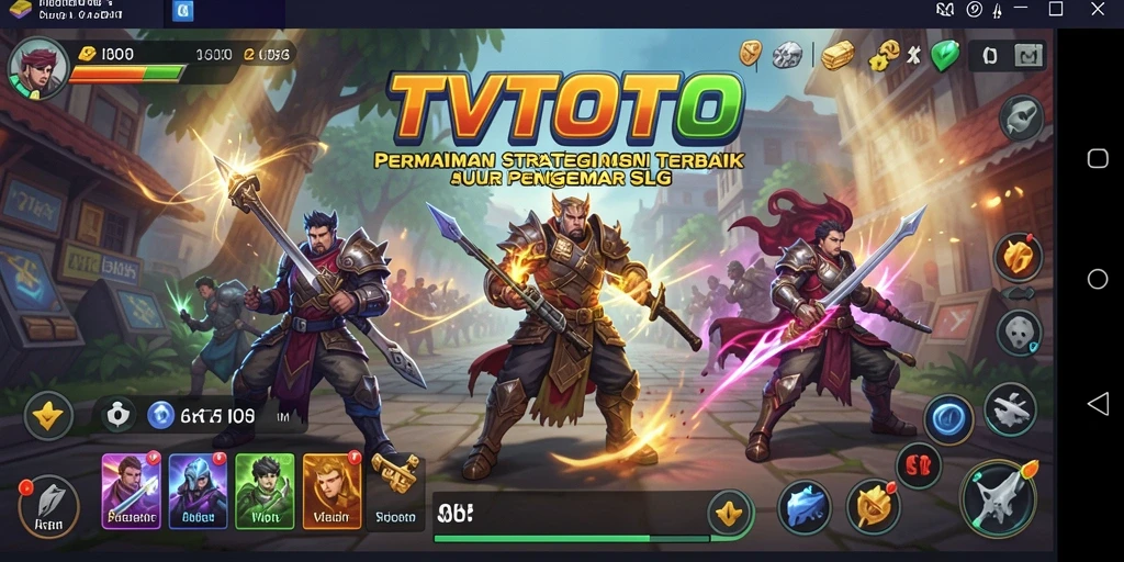 Tampilan gameplay menarik di dunia TVTOTO yang penuh strategi.